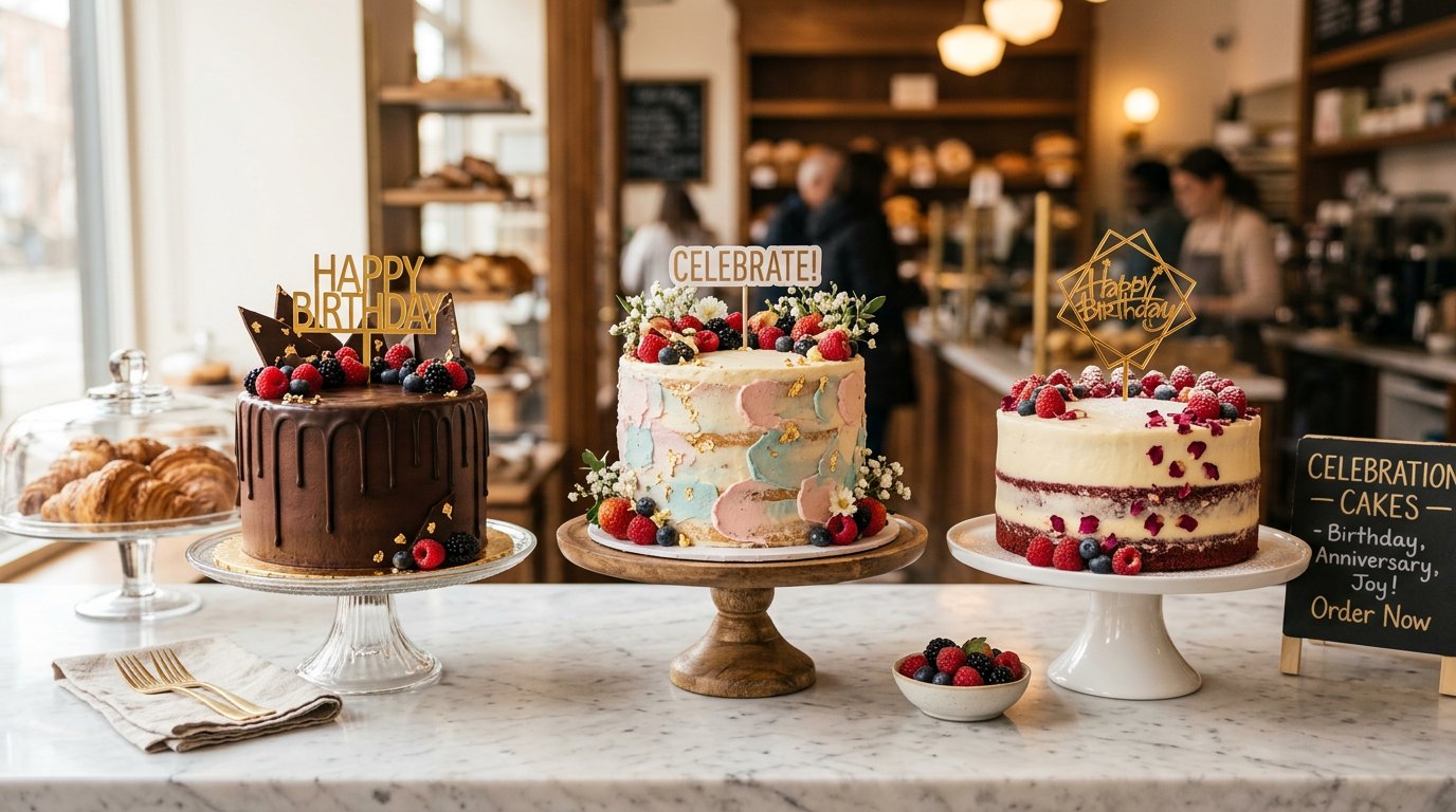 Sweet House cake display